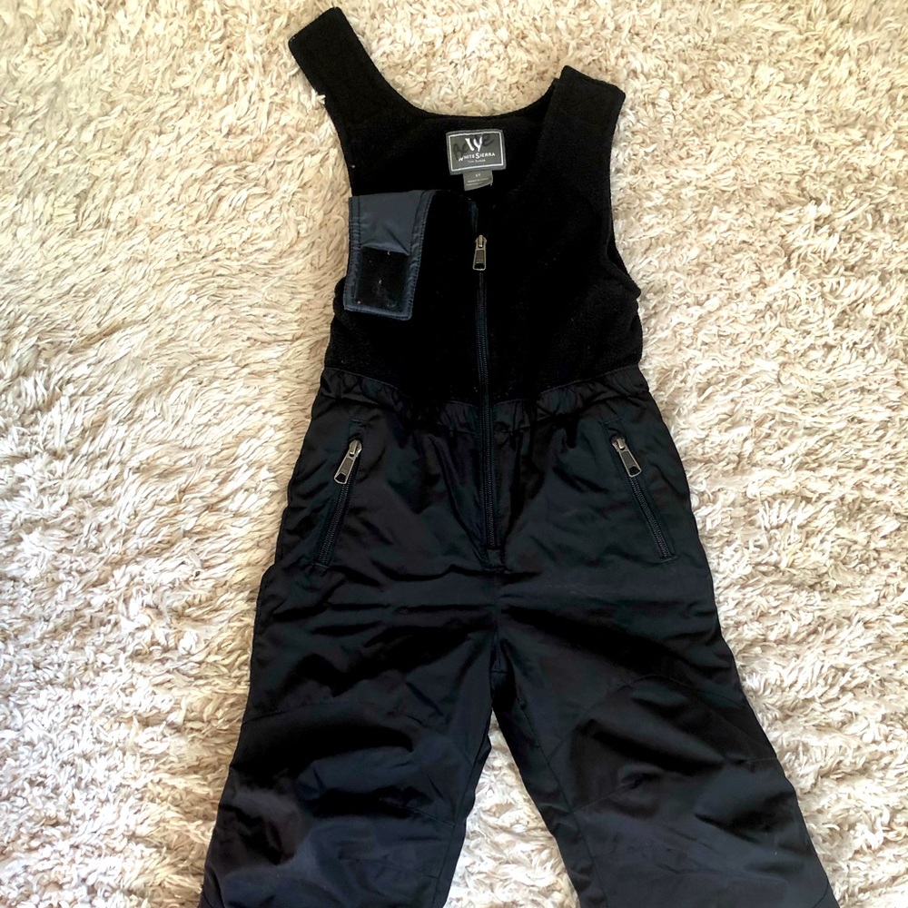 3t black snow bib